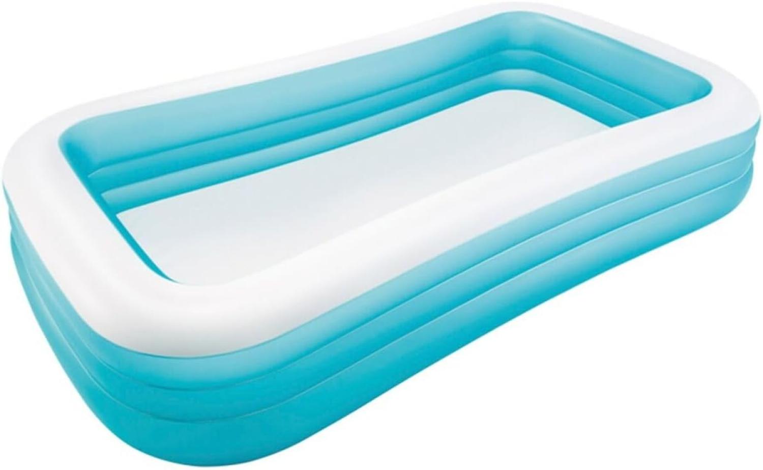 Intex 'Swim Center 305 x 183 x 56 cm' Familienpool, rechteckig, blau/weiß Bild 1