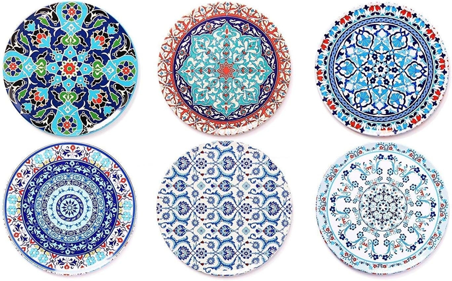 BOHORIA Getränkeuntersetzer BOHORIA® Premium Design Untersetzer (6er Set) - (rund, 9cm), Natur-Kork Bild 1