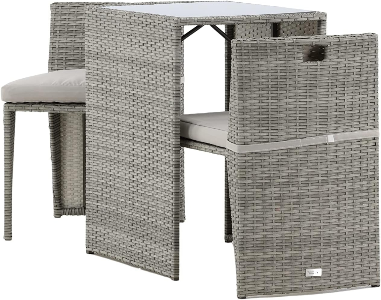 Venture Home Dining Set, Grey, One Size Bild 1