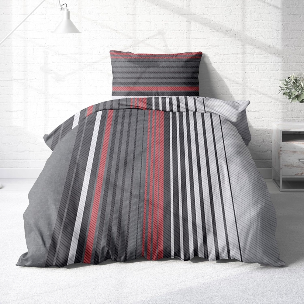 Träumschön Bettwäsche Bettwäsche Premium Baumwolle 135x200, 100% Baumwolle, 2 teilig Bild 1