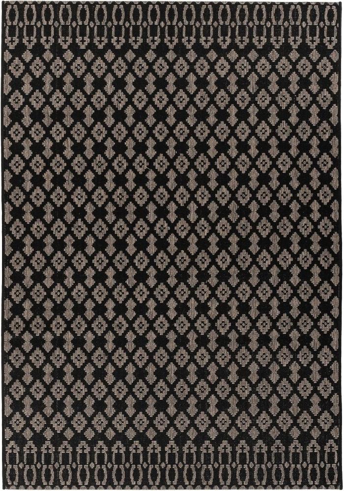 Outdoorteppich Moroccan 200 Schwarz 200 x 290 cm Bild 1