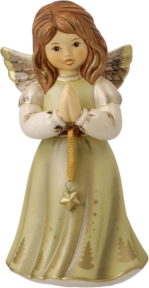 Goebel Engel Himmlischer Stern, Dekofigur, Weihnachten, Jahresfarbe 2022, Steingut, H 14 cm, 41662271 Bild 1