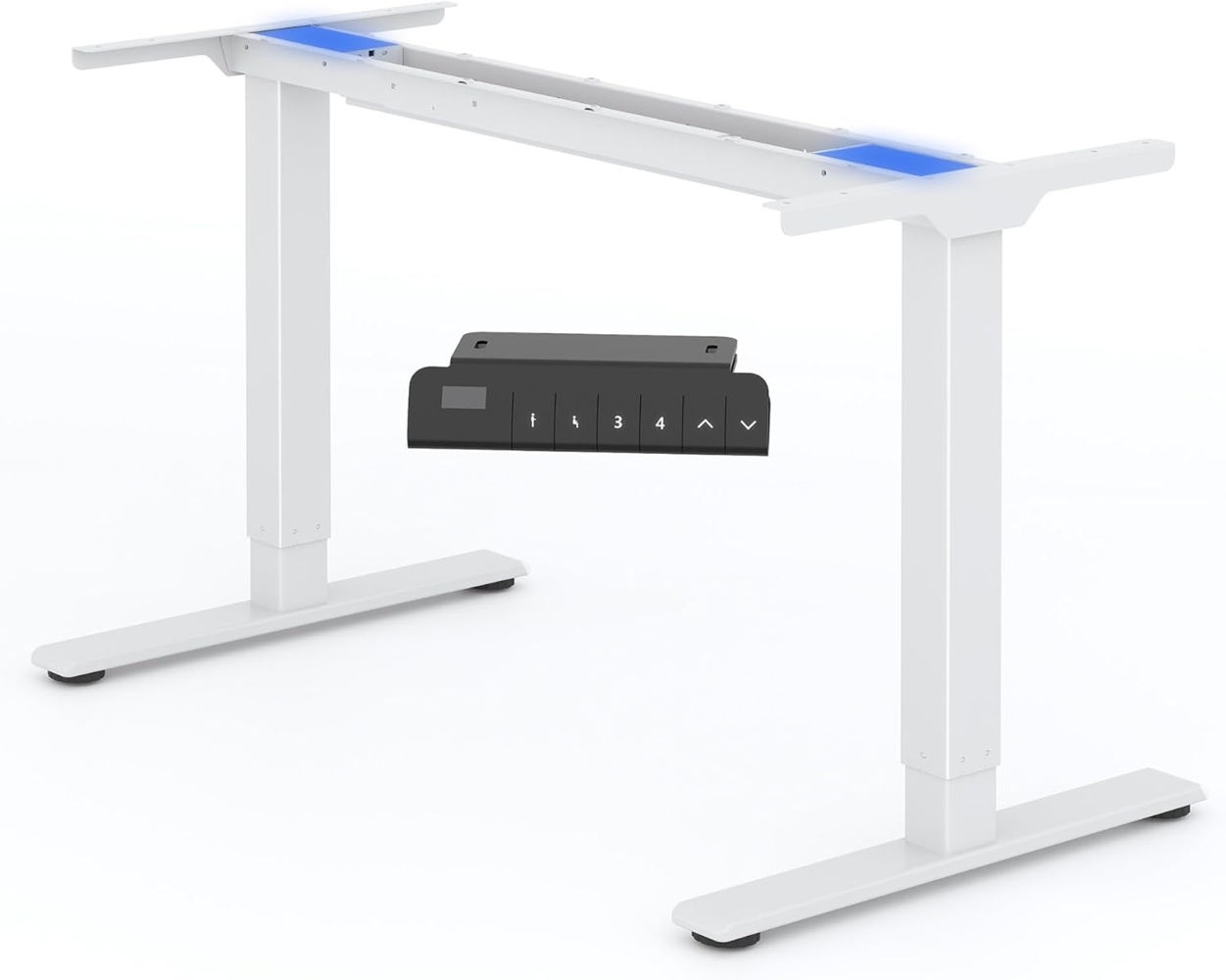 Flexispot EB2W Höhenverstellbarer Schreibtisch Elektrisch höhenverstellbares Tischgestell, passt für alle gängigen Tischplatten. Mit Memory-Steuerung und Softstart/-Stop Bild 1