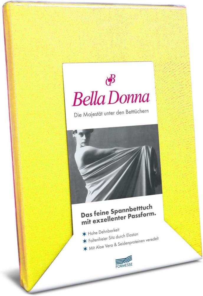 Formesse Bella-Donna Jersey Spannbettlaken|200x220 - 200x240 cm| goldgelb Bild 1