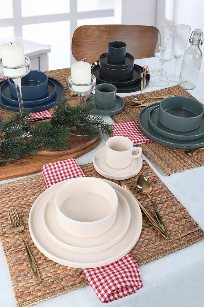 Hermia Concept Teller-Set 100% CERAMIC STONEWARE M1617 (20-tlg) Bild 1