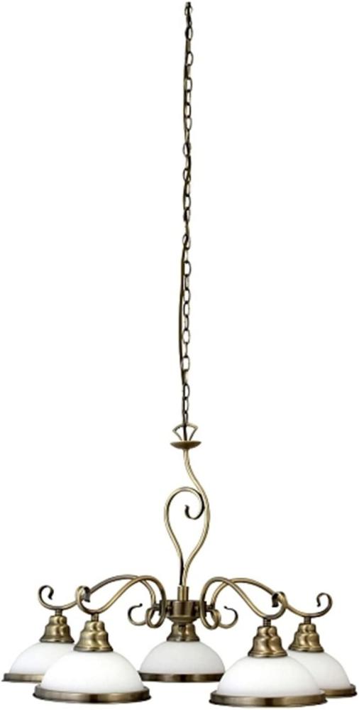 Rabalux Elisett Pendelleuchte 5x E27 bronze, weiß Bild 1
