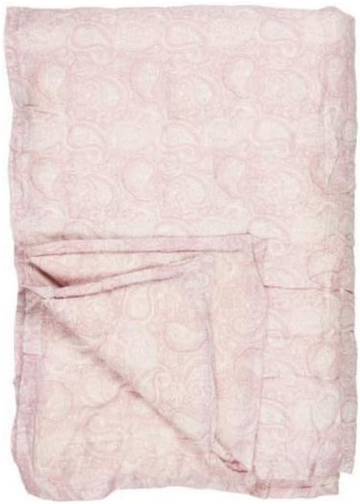 Ib Laursen - Decke Quilt Tagesdecke 170x130cm Rosa Malve Paisleymuster 19212-38 Bild 1
