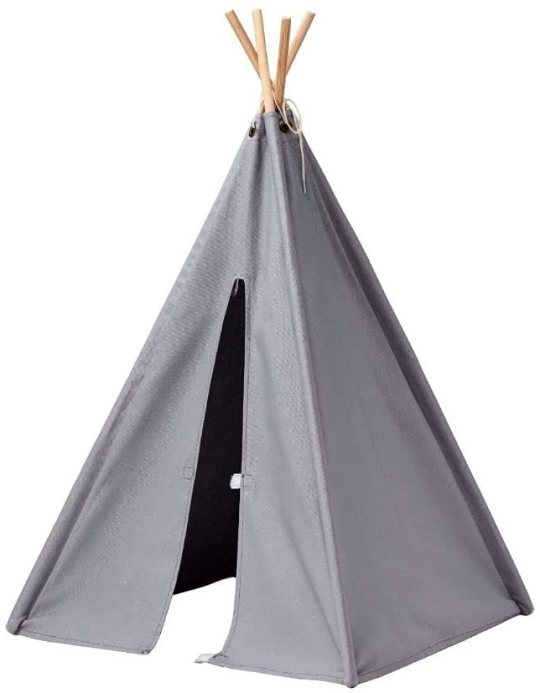 Mini Tipi Zelt Grau 82 x 50 x 50 cm Kids Concept Bild 1
