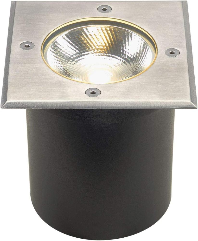 SLV No. 227604 ROCCI Bodeneinbauleuchte eckig Edelstahl 316 LED 3000K Bild 1