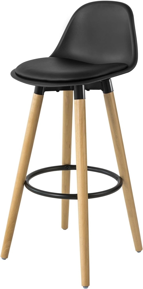 SoBuy Barhocker FST70, Barstuhl Tresenhocker mit Fußstütze Bild 1