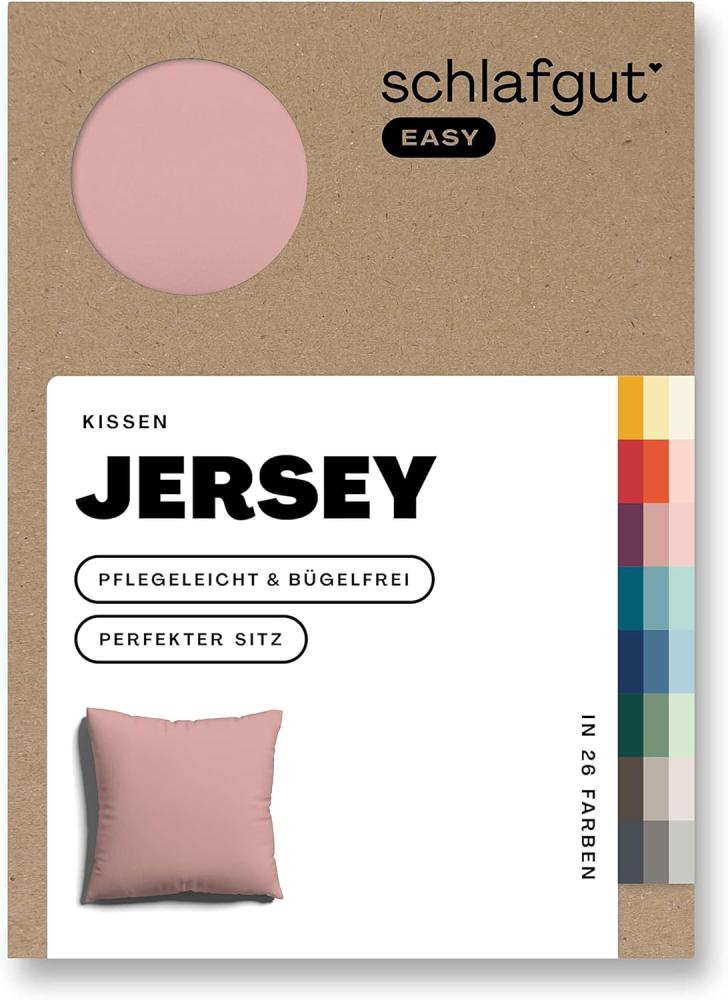 Schlafgut Kissenbezug EASY Jersey, (1 Stück), Kissenhülle mit Reißverschluss, weich und saugfähig, Kissenbezug Bild 1