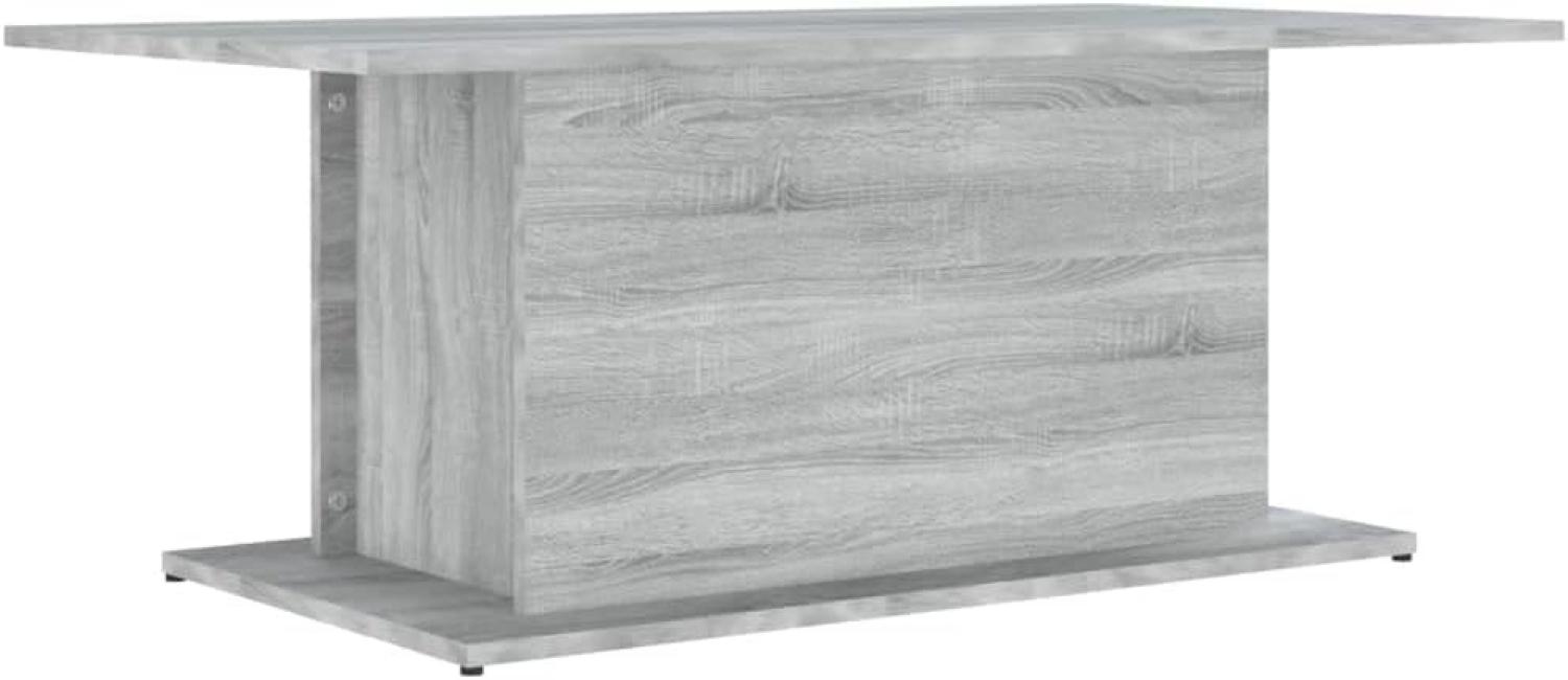 Couchtisch Grau Sonoma 102x55,5x40 cm Holzwerkstoff Bild 1