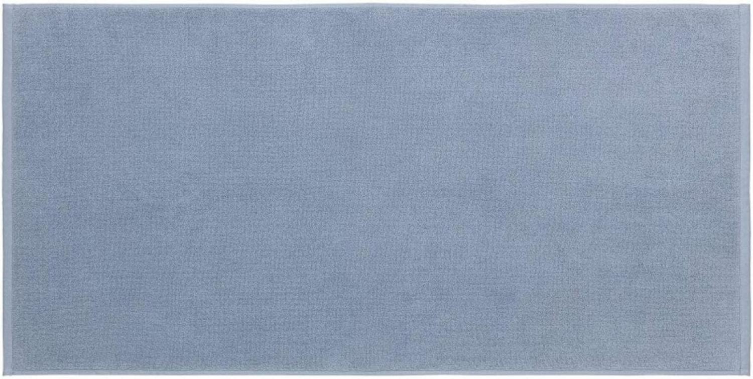 Blomus PIANA Badematte, Badezimmermatte, Bad Matte, Baumwolle, ashley blue, 100 x 50 cm, 69185 Bild 1