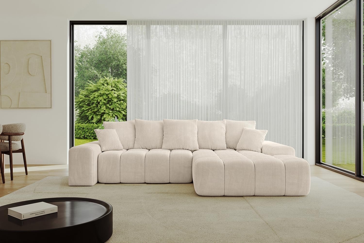 ALTDECOR Ecksofa ENSI-L, Sofa Praktische Bequeme Funktionsecke Couch L-Form Eckcouch, Corner Sofa L-Form Vielseitige Sofa Wohnlandschaft Wohnzimmer Bild 1
