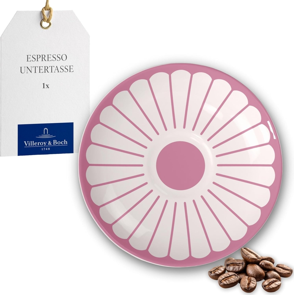 Villeroy & Boch Fleur Cassis Mokkauntertasse / Espressountertasse Bild 1