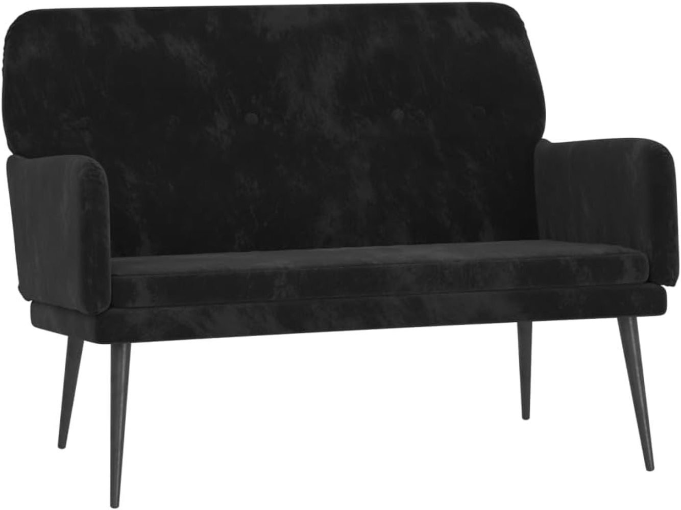 vidaXL Sitzbank Schwarz 108 x 79 x 79 cm Samt [351419] Bild 1