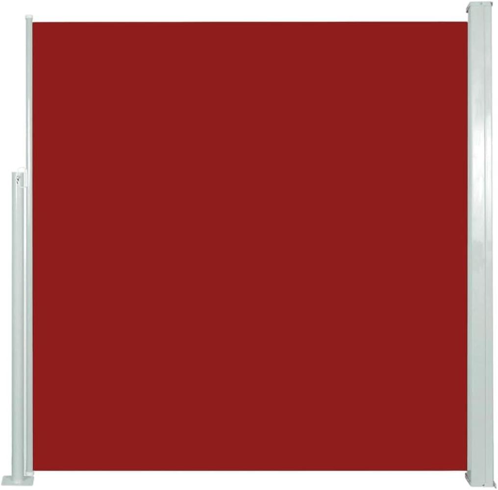 vidaXL Ausziehbare Seitenmarkise 140x300 cm Rot 45356 Bild 1