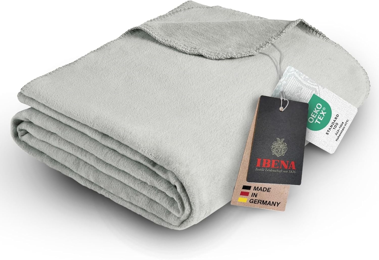 Wohndecke Uni Decke Malaga, IBENA, unifarben Bild 1