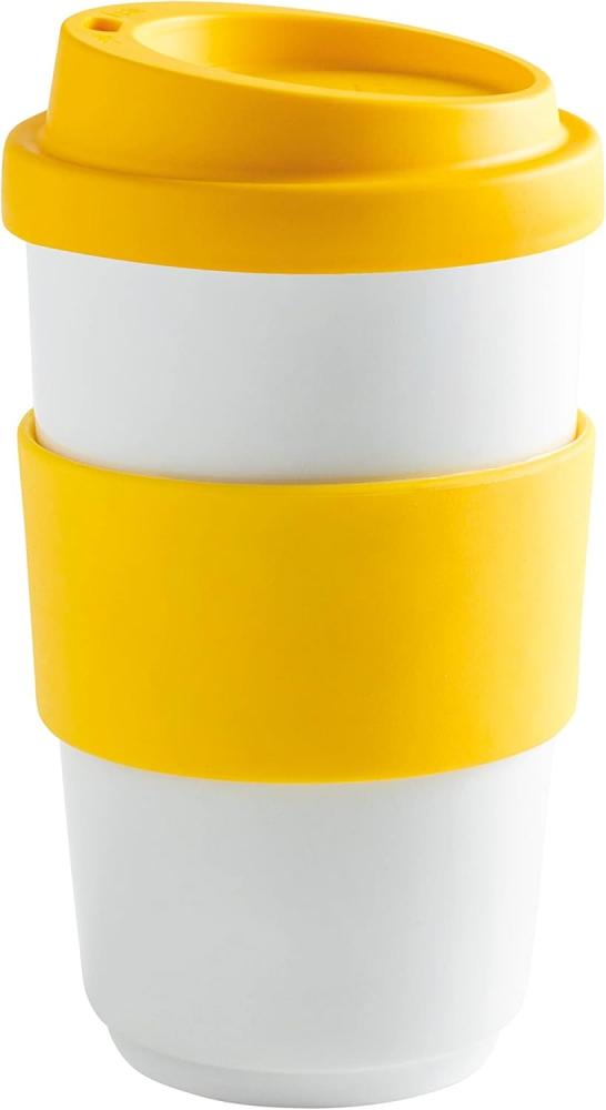 KAHLA fillit To Go Becher 0,40 l Banderole sunny yellow Bild 1