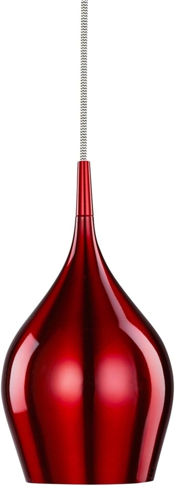 Searchlight Vibrant Deckenleuchte, 1flg, rot, 13,5 x 13,5 x 25 cm Bild 1