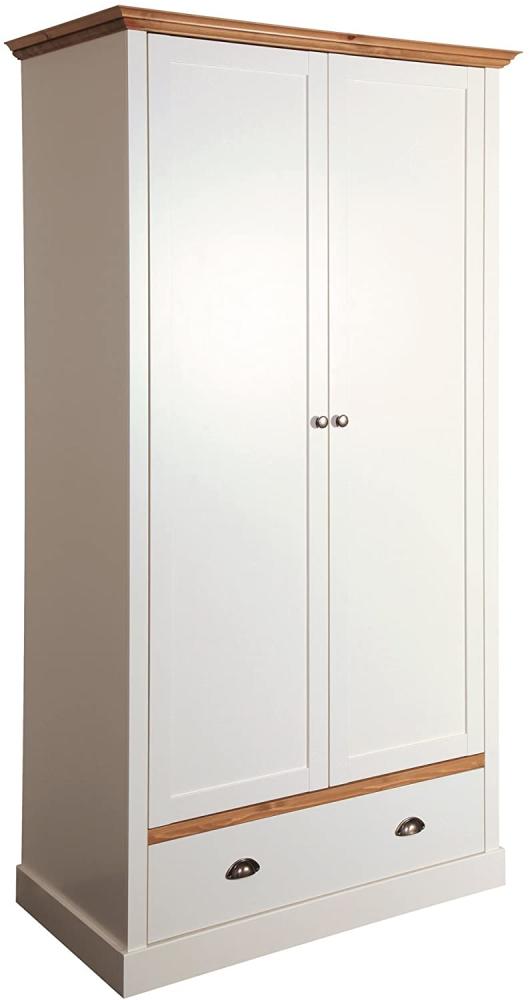 Kleiderschrank SANDRINGHAM 104, Anzahl Türen: 2, Weiß Bild 1