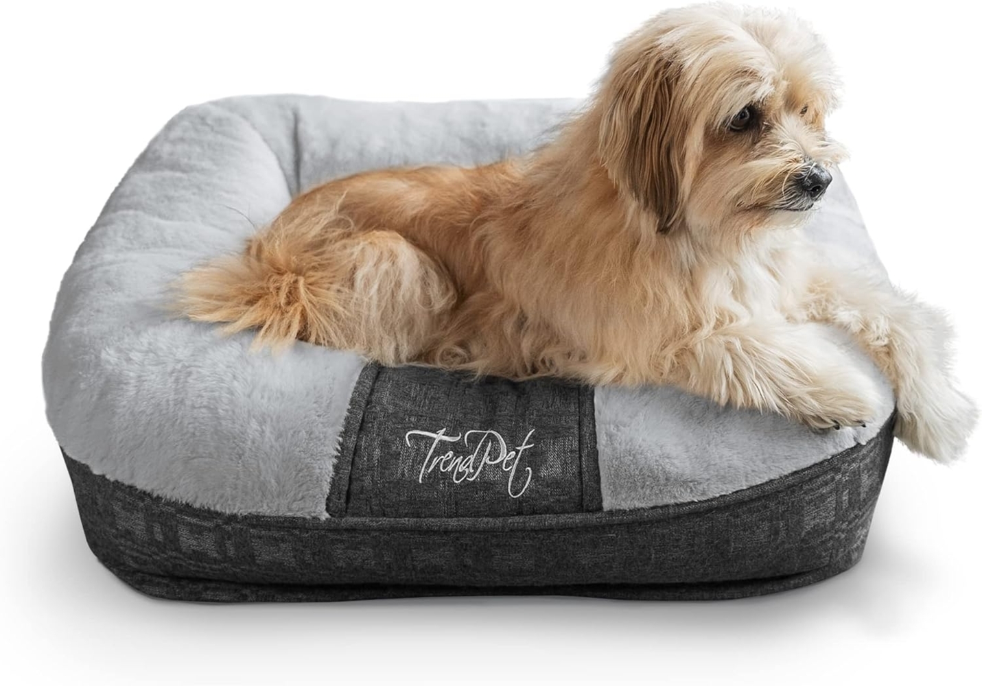 TrendPet Tierbett Hundebett "LunaLounge" Grau, 100% Polyester, in3 Größen erhältlich Bild 1