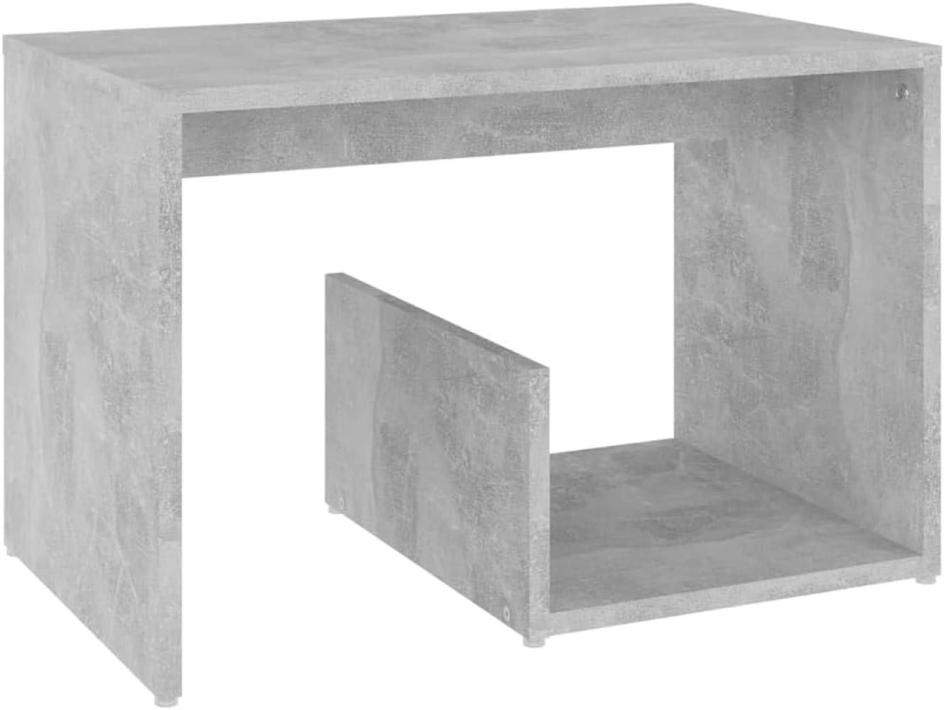 vidaXL Beistelltisch Betongrau 59x36x38 cm Holzwerkstoff 806700 Bild 1