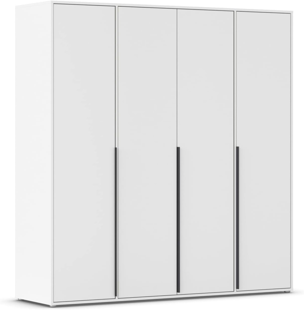 rauch Drehtürenschrank Kleiderschrank Schrank Garderobe Wäscheschrank NAGATA viel Stauraum mit modernen Stangengriffen in Graumetallic TOPSELLER MADE IN GERMANY Bild 1