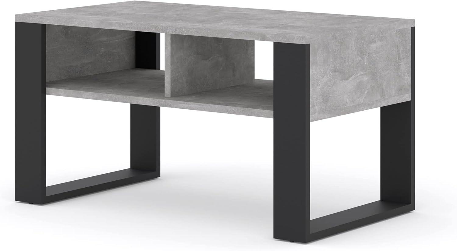 BIM Furniture 'Luca' Couchtisch, Holz grau, 90 x 48 cm Bild 1