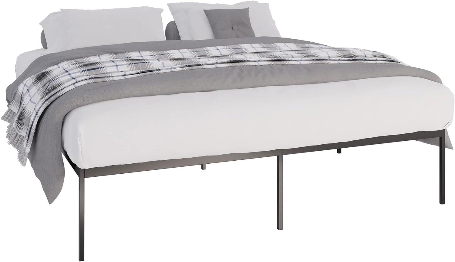 Metallbett Fargo 200x180x42 cm (Farbe: schwarz) Bild 1