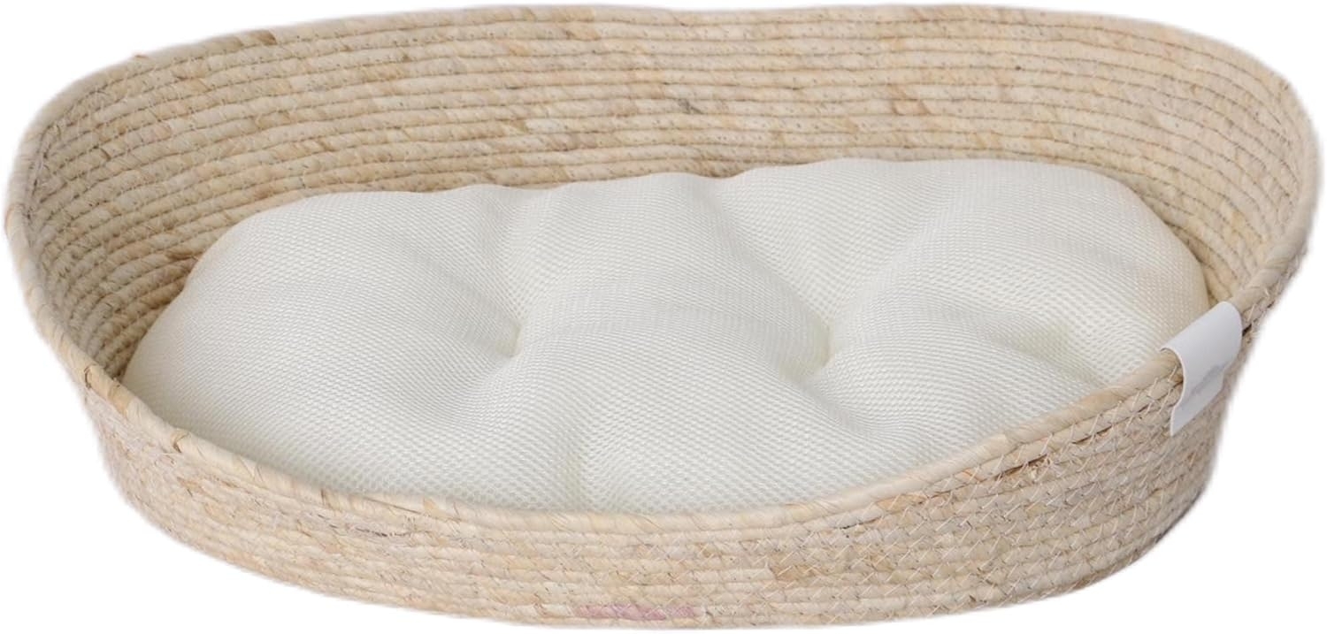 Dehner Tierbett Premium Kuschelbett Tiefer Schlaf, Naturmaterial, versch. Größen, exquisites, hochwertiges Hundebett / Katzenbett Bild 1