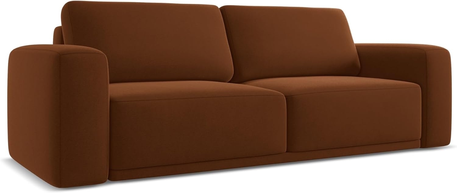 3-Sitzer Sofa mit Schlaffunktion Kaila in Samtstoff Bild 1