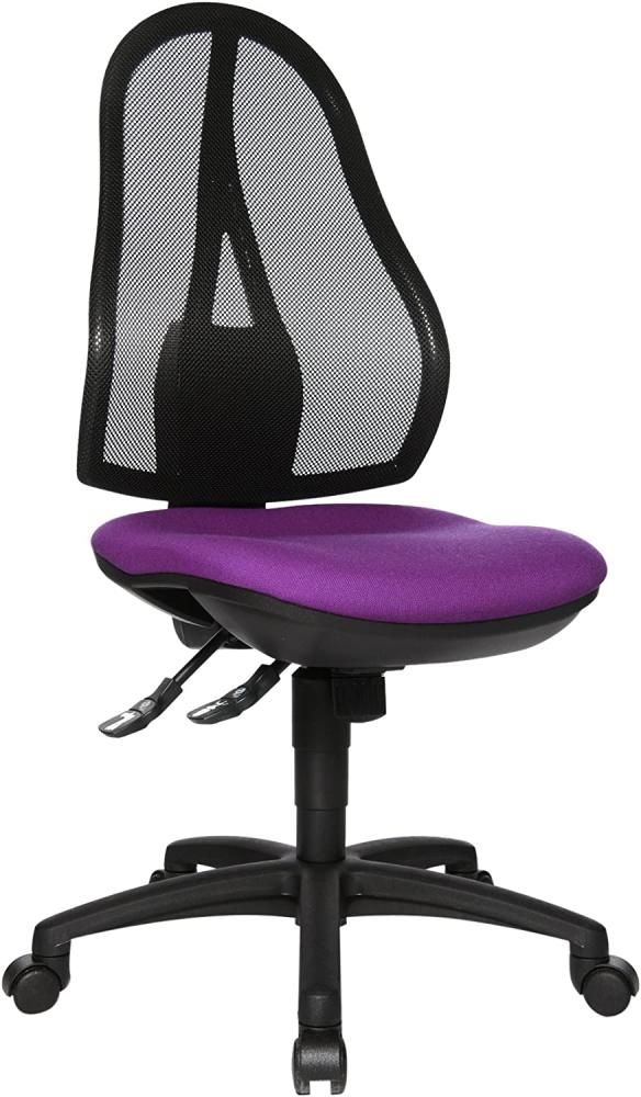 Topstar OP200G03 Open Point SY, Bürostuhl, Schreibtischstuhl, ergonomisch, Bezug lila Bild 1