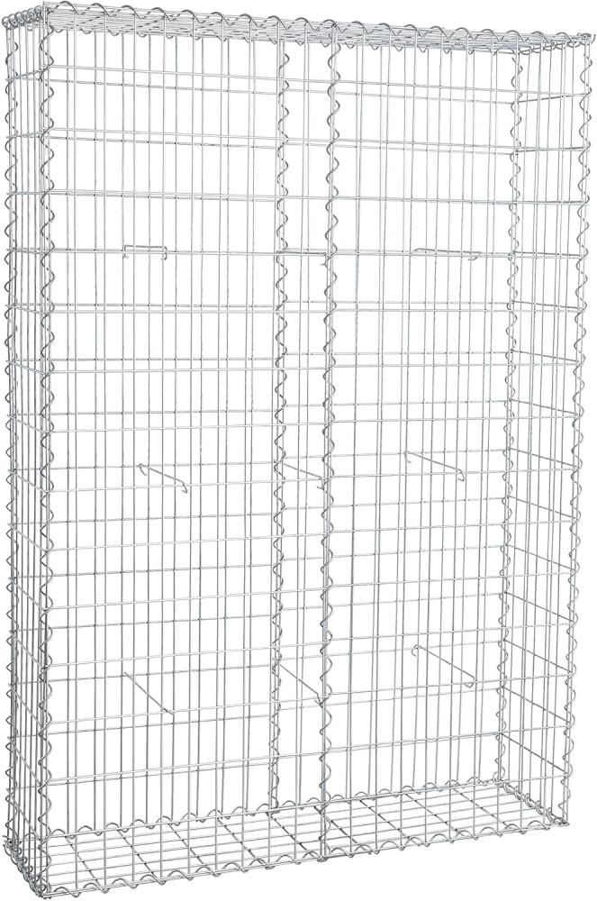 Gabione Steingabione Steinkorb 100x150x30 cm Wand Drahtkorb Mauer Sichtschutz Bild 1