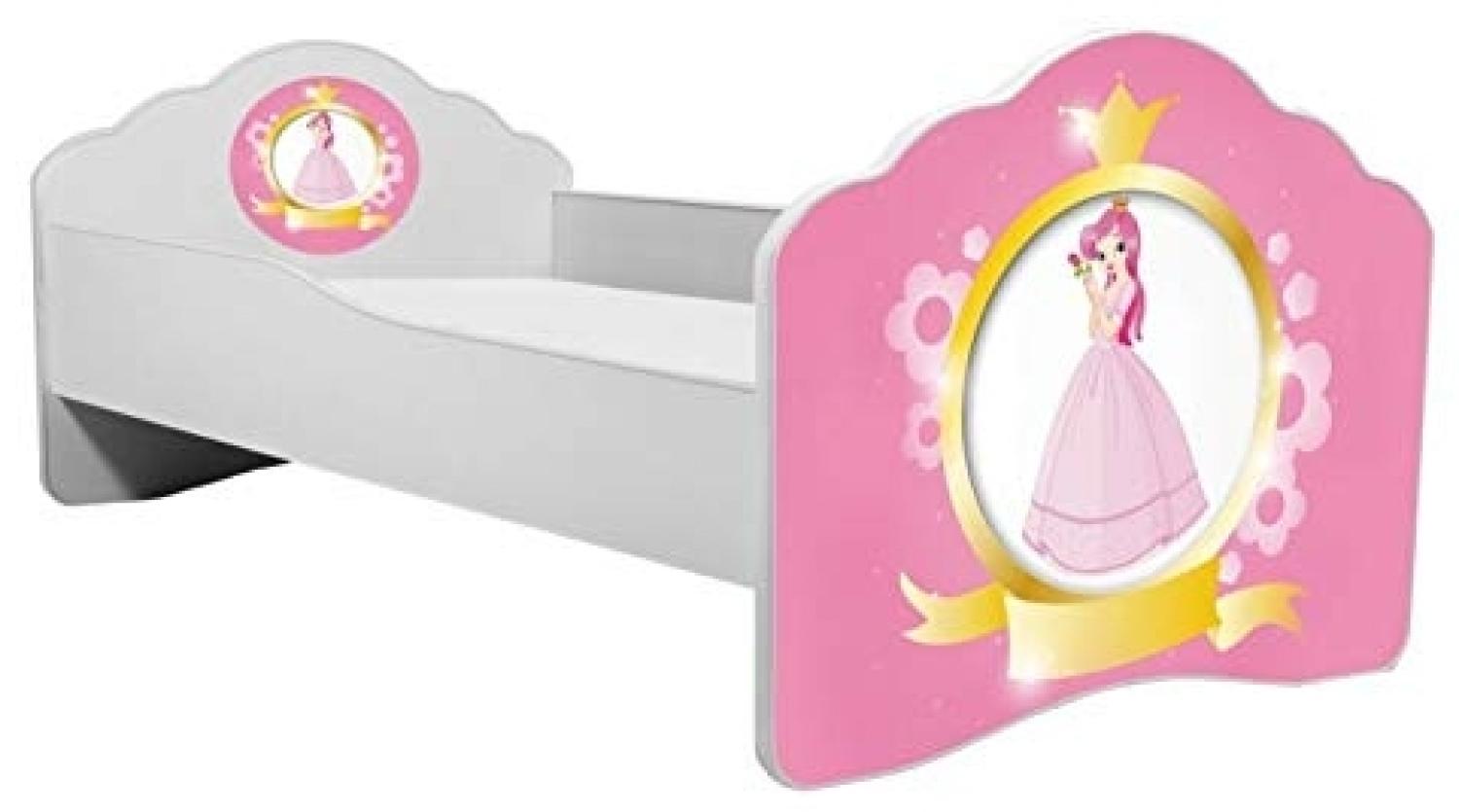 Angelbeds 'Fala' Kinderbett 80x160 cm, Motiv 3, mit Lattenrost und Matratze Bild 1