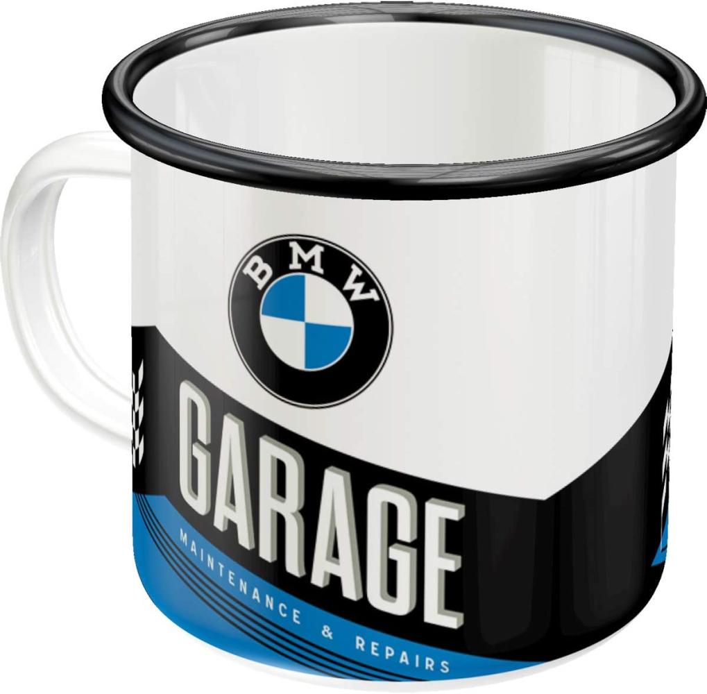 Nostalgic-Art - Emaille-Becher - BMW - BMW Garage Bild 1