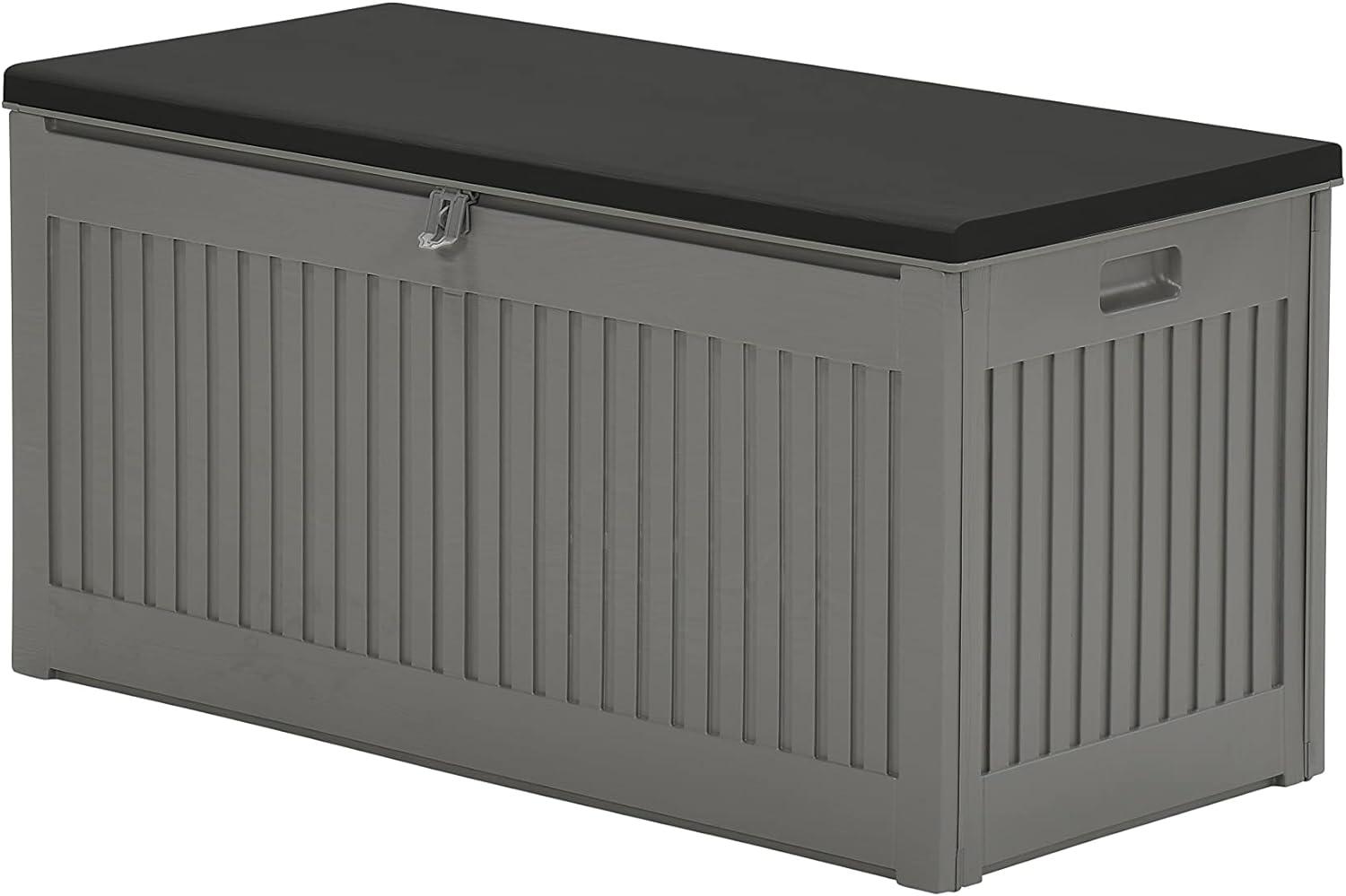 Garden Impressions Auflagenbox Jersey 270 Liter Kissenbox Gartenbox Aufbewahrungsbox Garten, Deckel mit Hubautomatik wetterfest abschließbar Bild 1