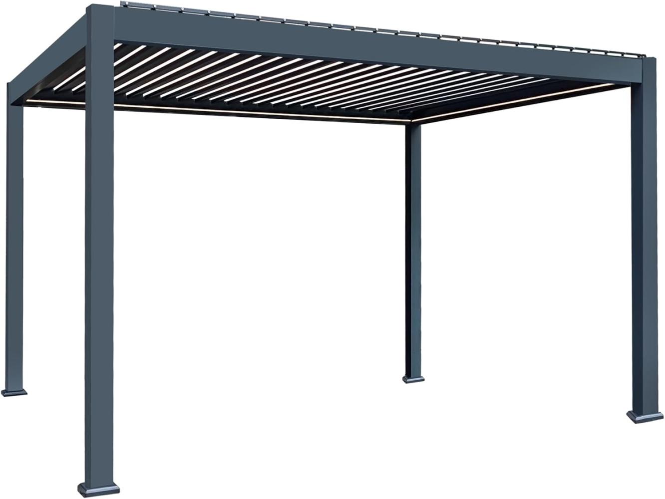 E Bioclimatic Lamellen Pergola elektrisch Lamellendach 4x3m Bild 1