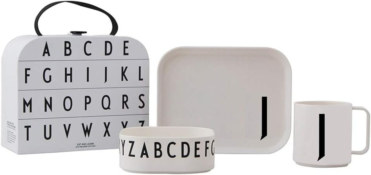 Design Letters Tritan Suitcase | Personalisierte Geschenke Baby | Geschenke zur Einschulung, Einschulung Geschenk, Taufgeschenke | Trinkbecher Kinder, Kinderteller, Baby Schüssel | Kindergeschirr | J Bild 1