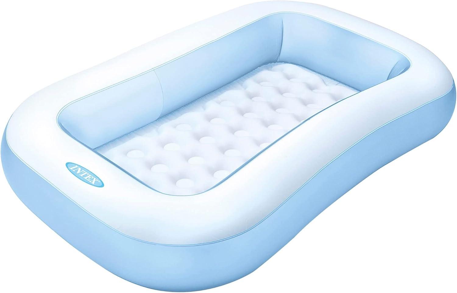 Intex Rectangular Pool - Kinder Aufstellpool - Planschbecken - 166 x 100 cm x 25 cm - Für 2+ Jahre Bild 1