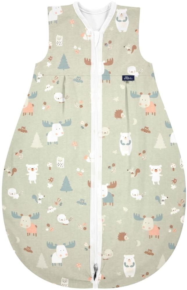 Alvi Mäxchen Schlafsack light Regular Cotton Baby Forest 90 cm Bild 1