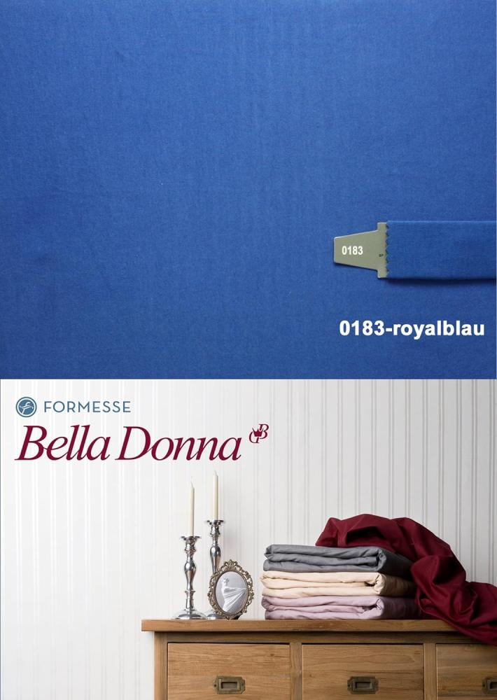 Formesse Bella-Donna Jersey Spannbettlaken|120x200 - 130x220 cm| royalblau Bild 1