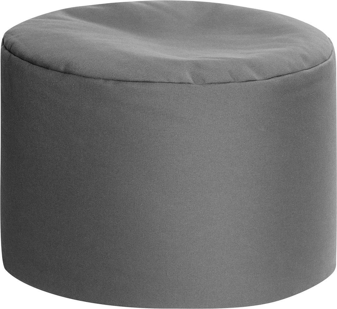 MAGMA Sitzsack Magma Sitzhocker DotCom OUTSIDE Ø60x40 grau Bild 1