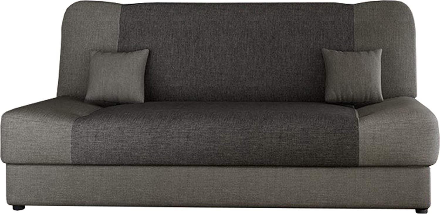 Schlafsofa Jonas, Sofa mit Bettkasten und Schlaffunktion, Bettsofa, Dauerschläfer-Sofa, Schlafcouch, Materialmix, Couch vom Hersteller, Wohnlandschaft (Lux 05 + Lux 06) Bild 1