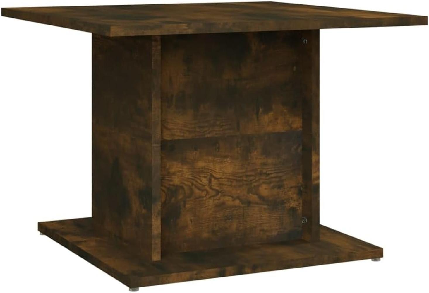 vidaXL Couchtisch Räuchereiche 55,5x55,5x40 cm Holzwerkstoff 813095 Bild 1