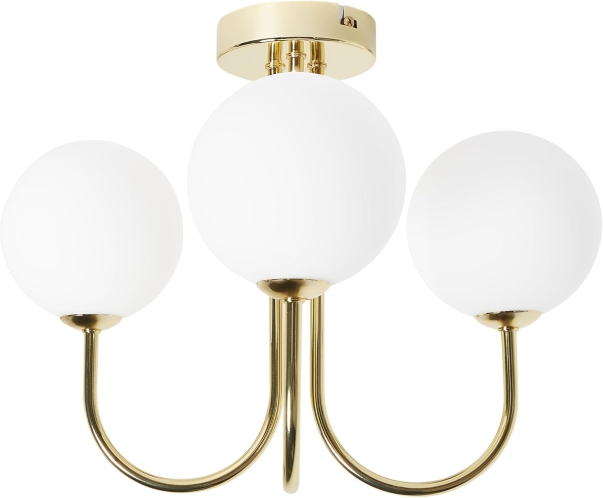 Deckenlampe SHIRE Glas Weiß Bild 1