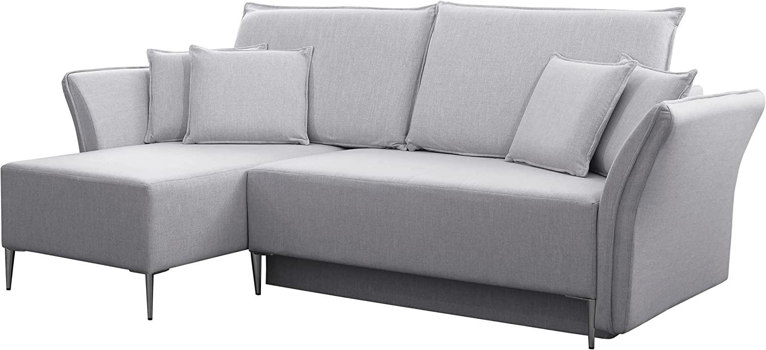 Ecksofa Mokoli (Farbe: Terra 6, Füße: Silber) Bild 1