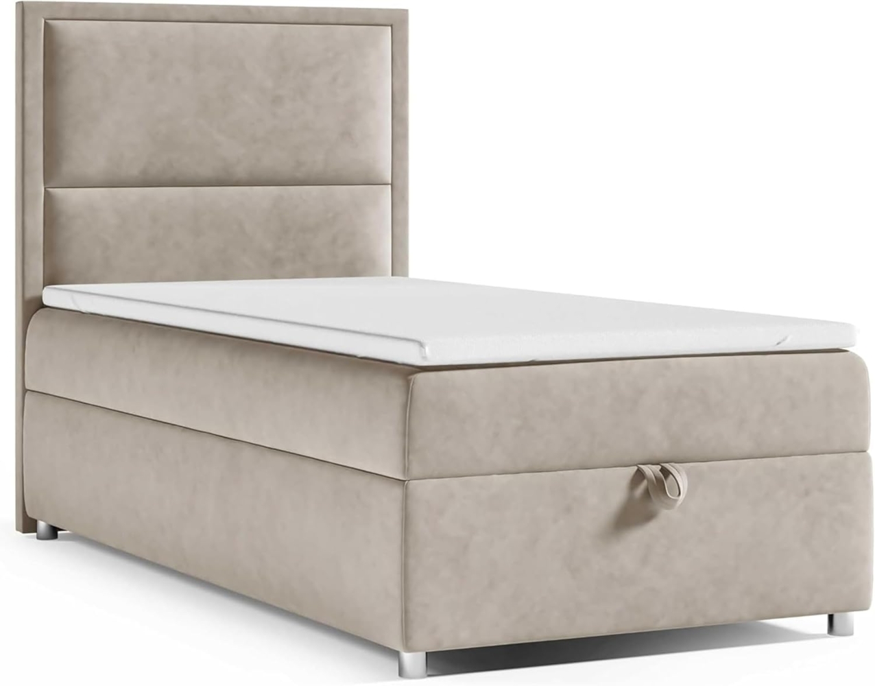 Best for Home Boxspringbett Boxspringbett Trinity K-11 SINGLE mit Bettkasten & Bonellfederkern (70x200 80x200 90x200 100x200 cm), verschiedene Liefermöglichkeiten, TOP Preis-Leistungs-Verhältnis Bild 1