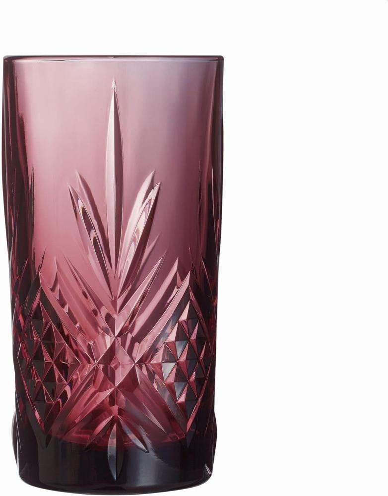 CreaTable 33077 Eugene Longdrinkgläser, 380 ml, violett, 4-teilig (1 Set) Bild 1