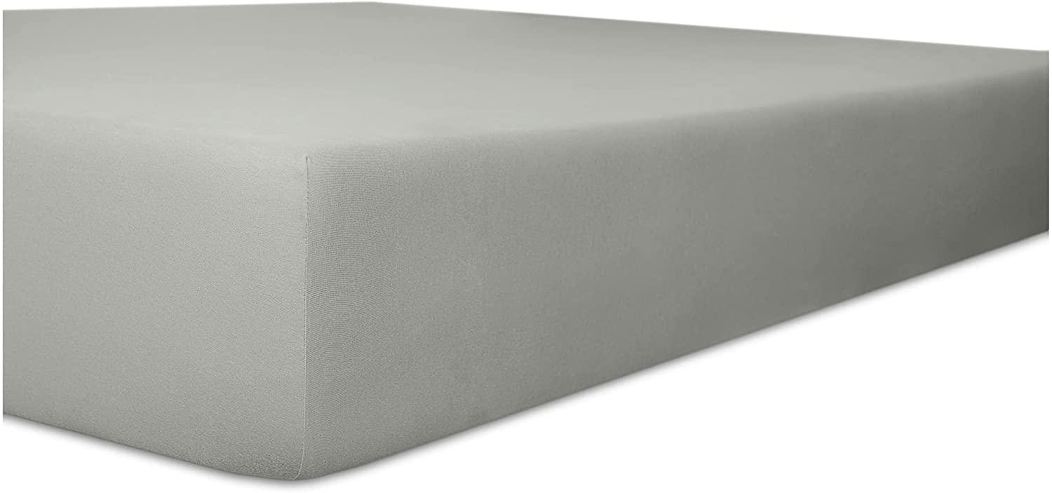 Kneer Qualität 22 Vario-Stretch Topper-Spannbetttuch 200 x 220 x 4-12cm 84 schiefer Bild 1